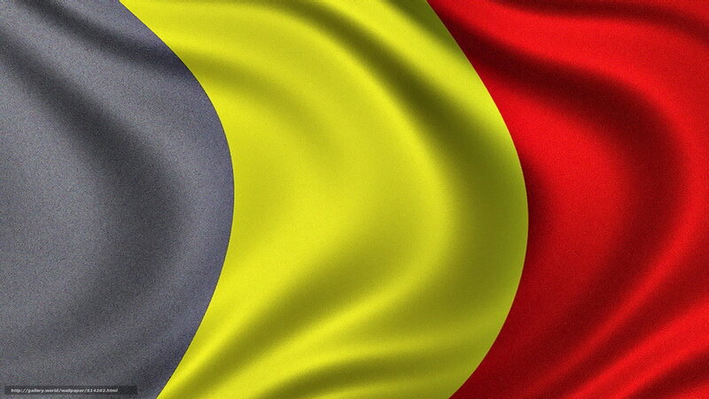 Waving Flag of Belgium