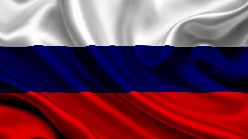 Waving Russian Flag