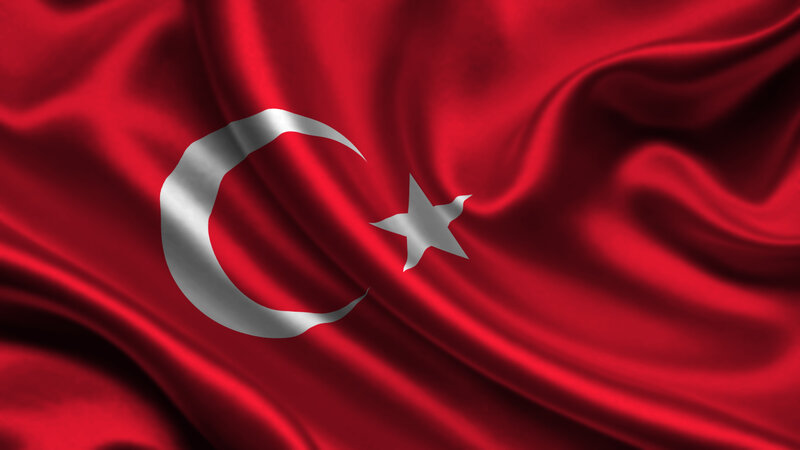 Waving Turkish Flag