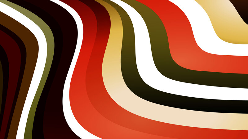 Wavy Abstract Pattern — Red