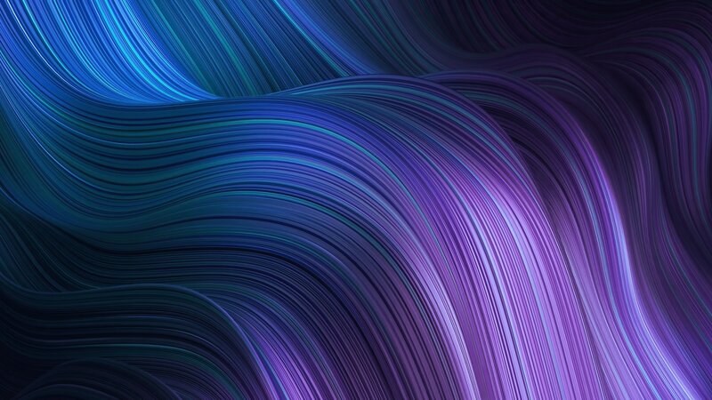 Wavy Blue and Purple Lines — Dynamic