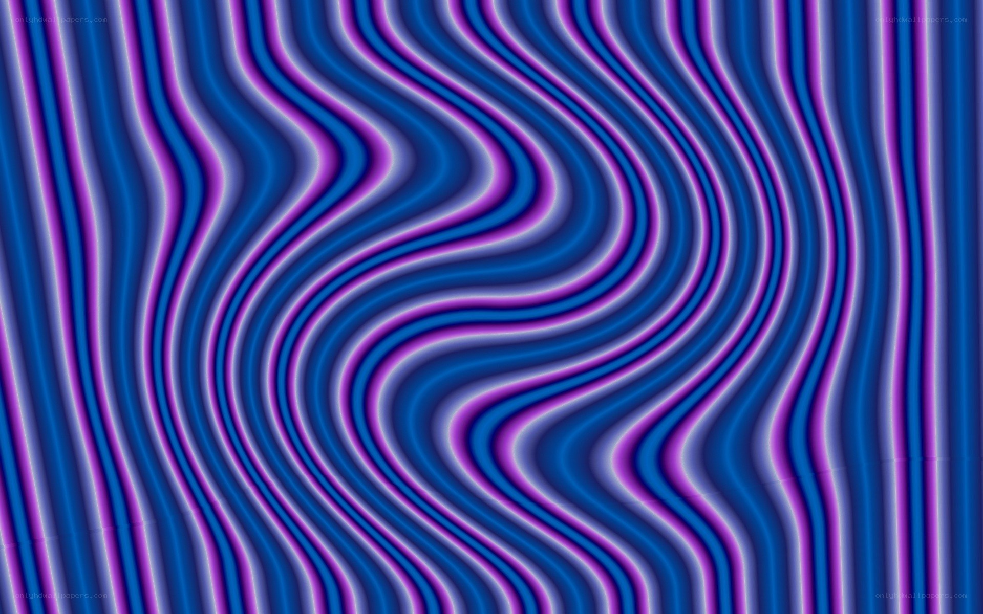 wavy blue and purple lines