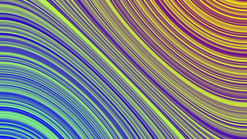 Wavy Colored Lines — Blue