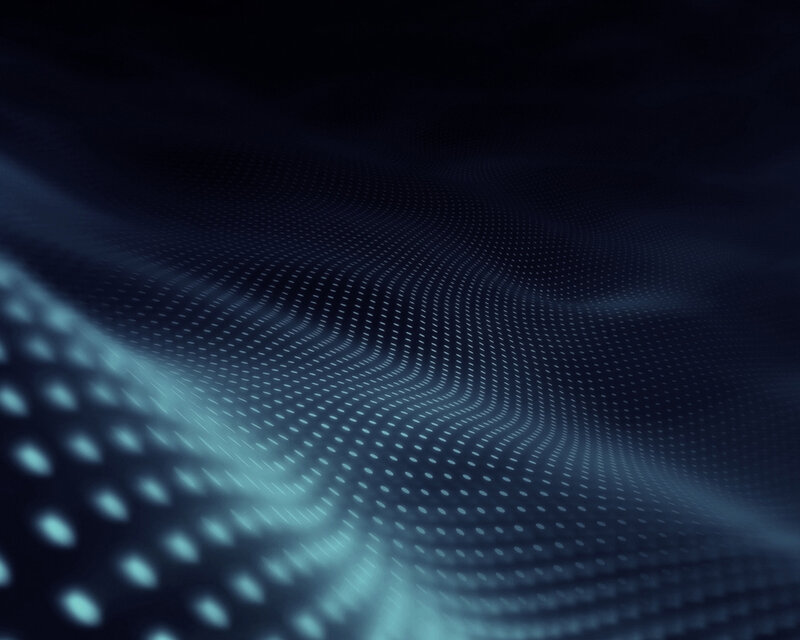 Wavy Dot Pattern — Blue, Calm