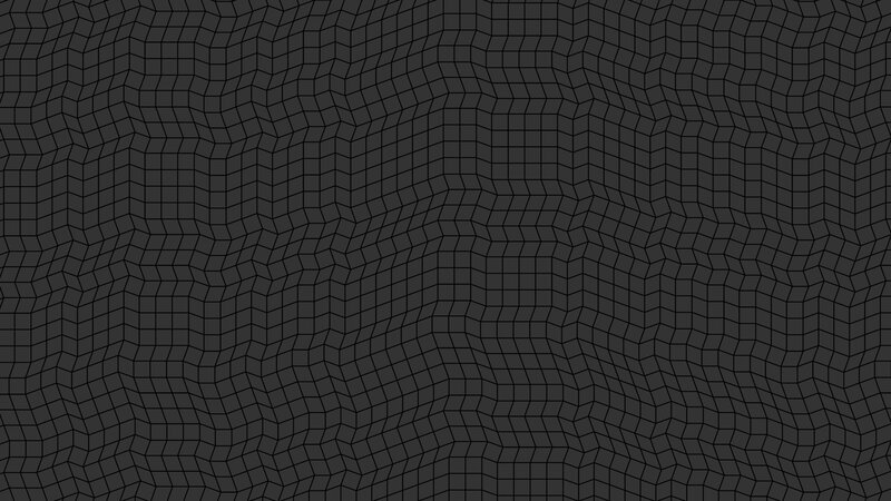 Wavy Grid Pattern — Black, Calm