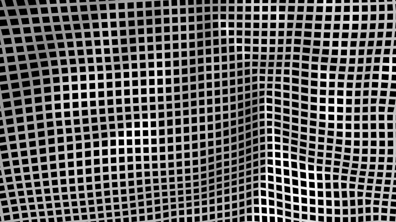 Wavy Grid Pattern — Black, Neutral, Abstract