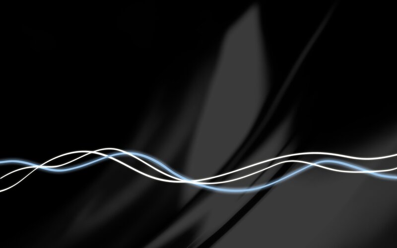 Wavy Light Lines — Black