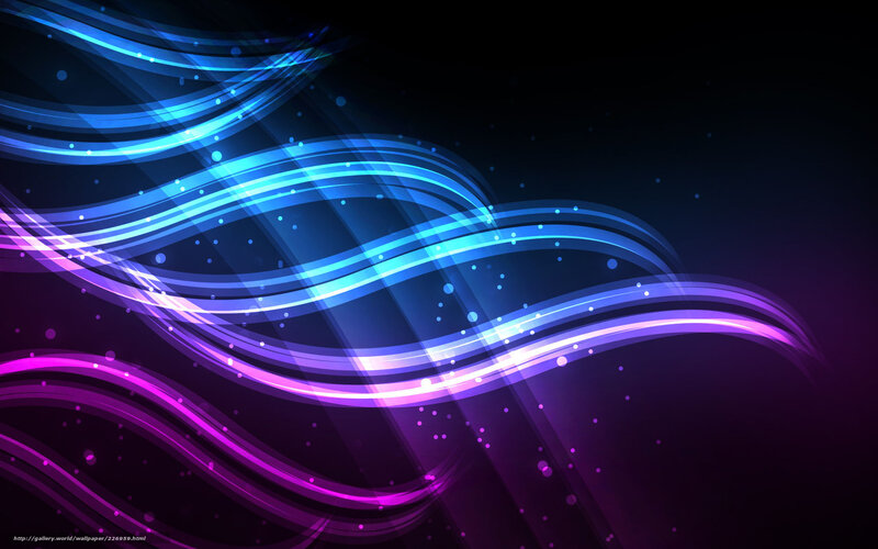 Wavy Light Lines — Blue, Dynamic