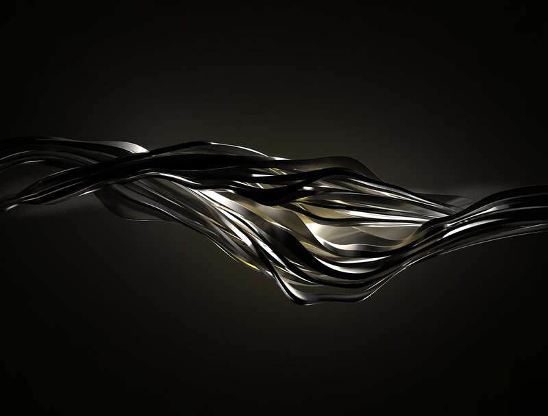 Wavy Metallic Ribbons