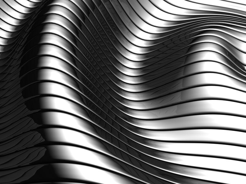Wavy Metallic Surface