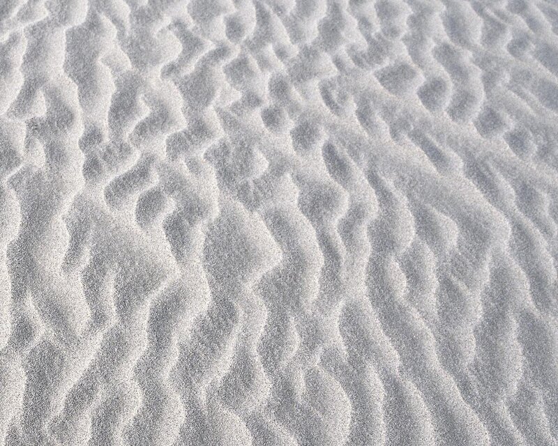 wavy sand patterns