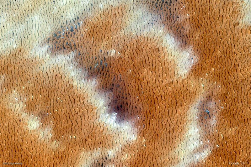 Wavy Sand Patterns — Brown