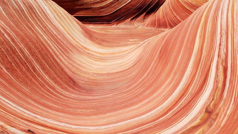 Wavy Sandstone Formation — Red