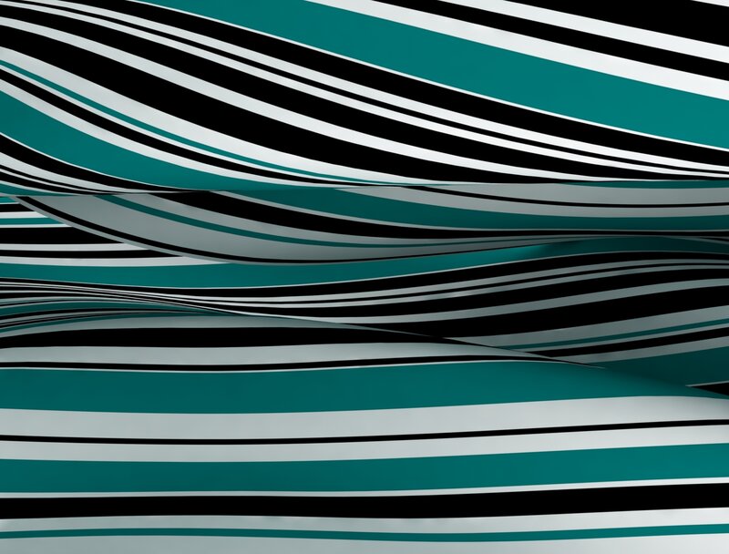 Wavy Striped Fabric