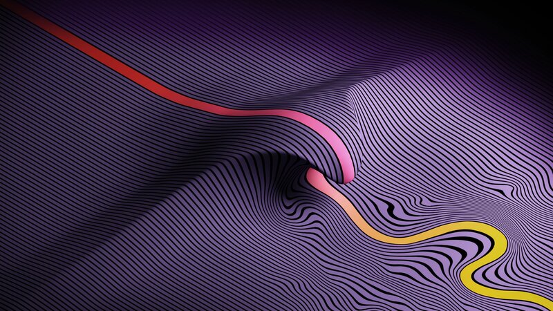 Wavy Striped Surface