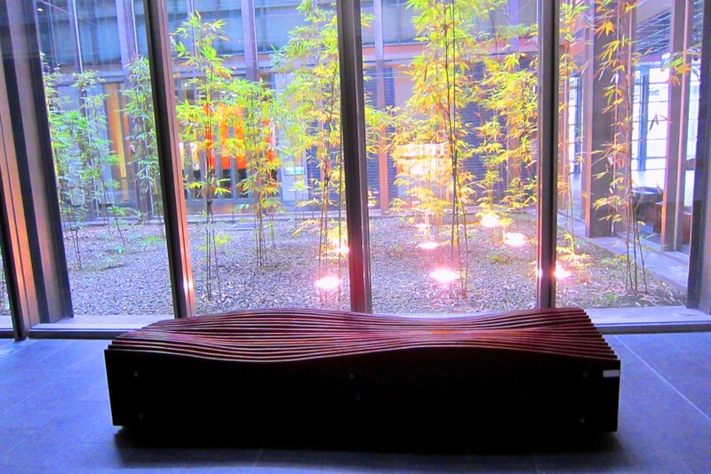 Wavy Wooden Bench
