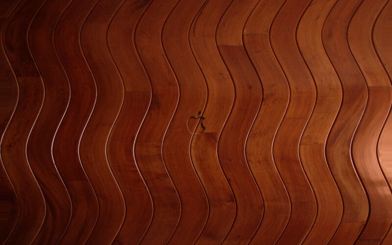 Wavy Wooden Surface