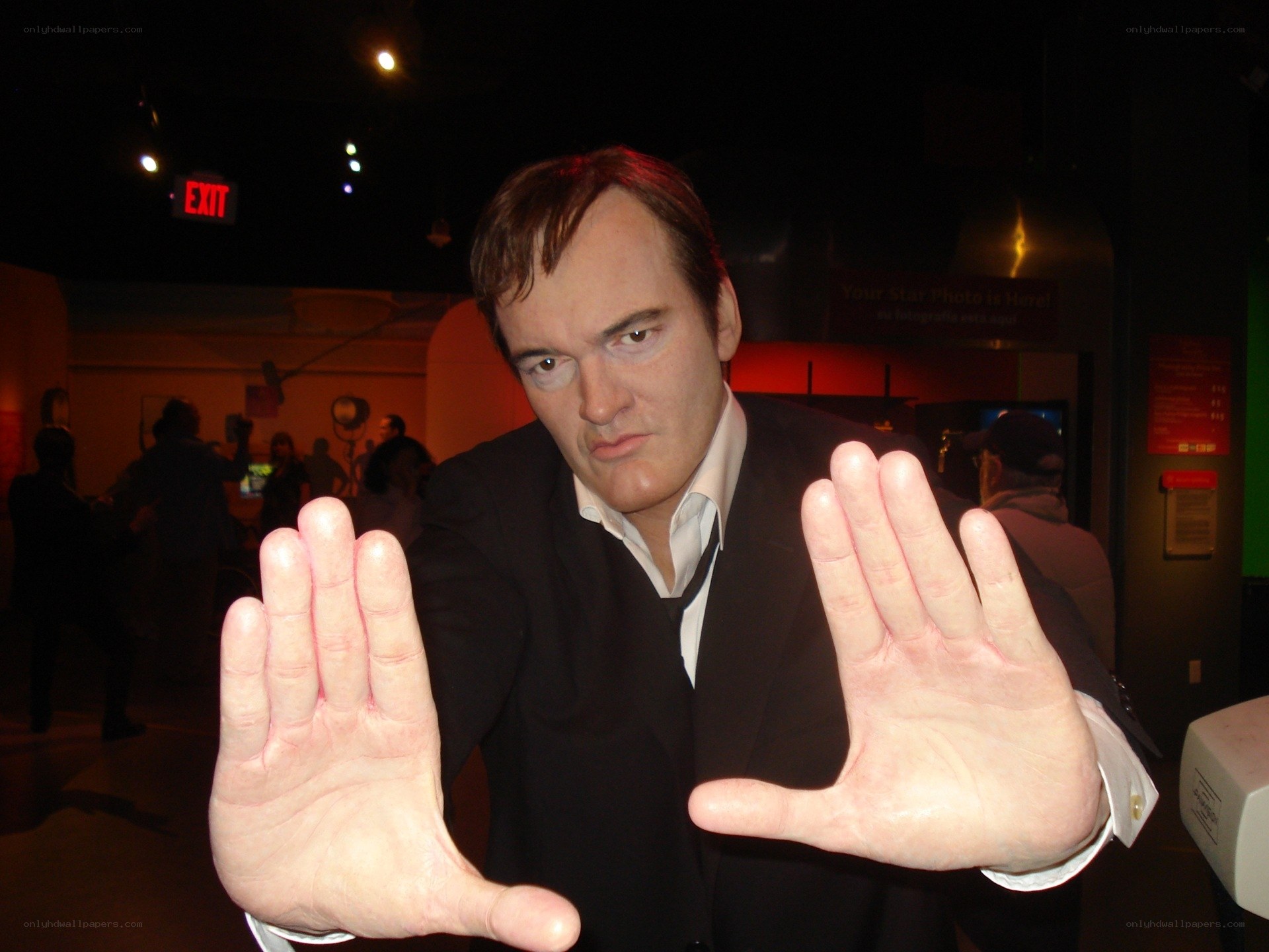wax figure of quentin tarantino