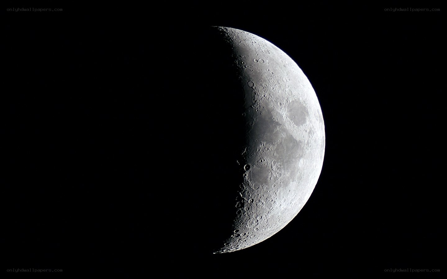 Waxing crescent moon