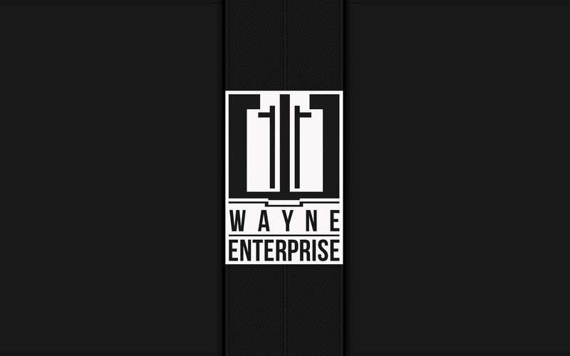 Wayne Enterprise Logo — Black