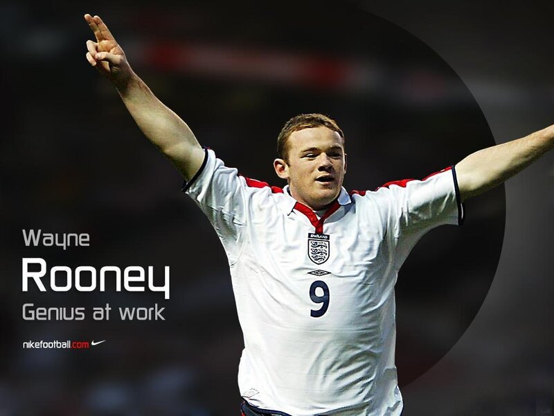 Wayne Rooney celebrates