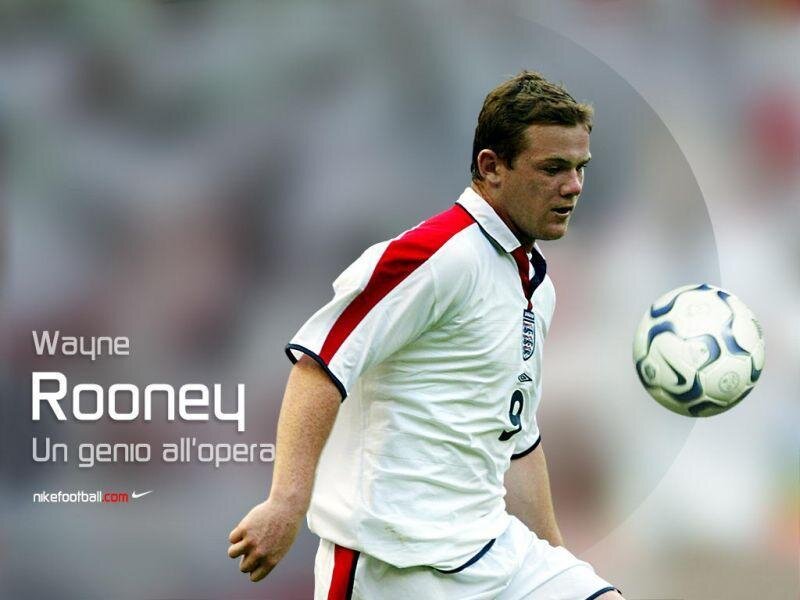 Wayne Rooney in action