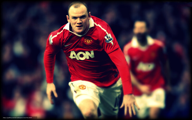 Wayne Rooney in action