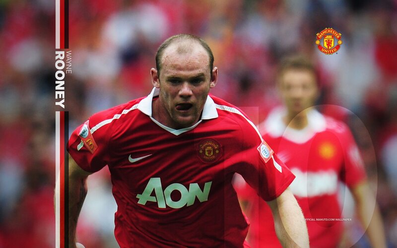 Wayne Rooney in Manchester United kit