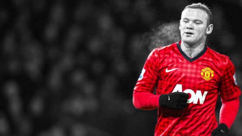 Wayne Rooney in Manchester United kit