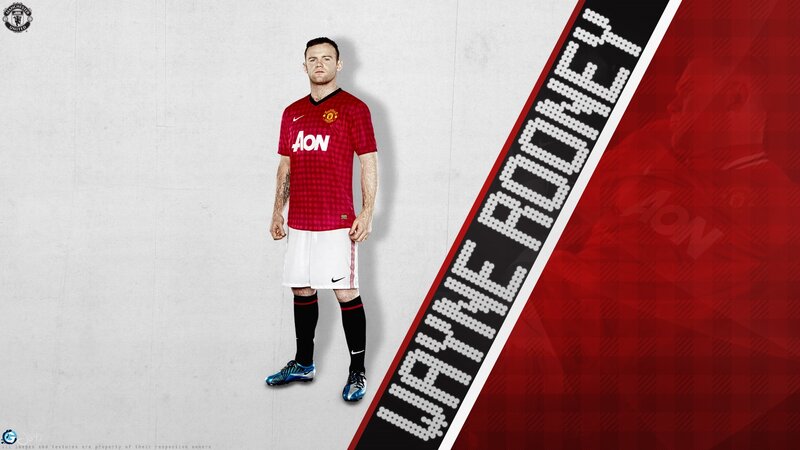 Wayne Rooney in Manchester United kit