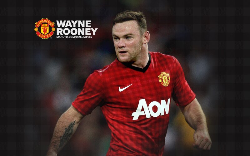 Wayne Rooney in Manchester United kit