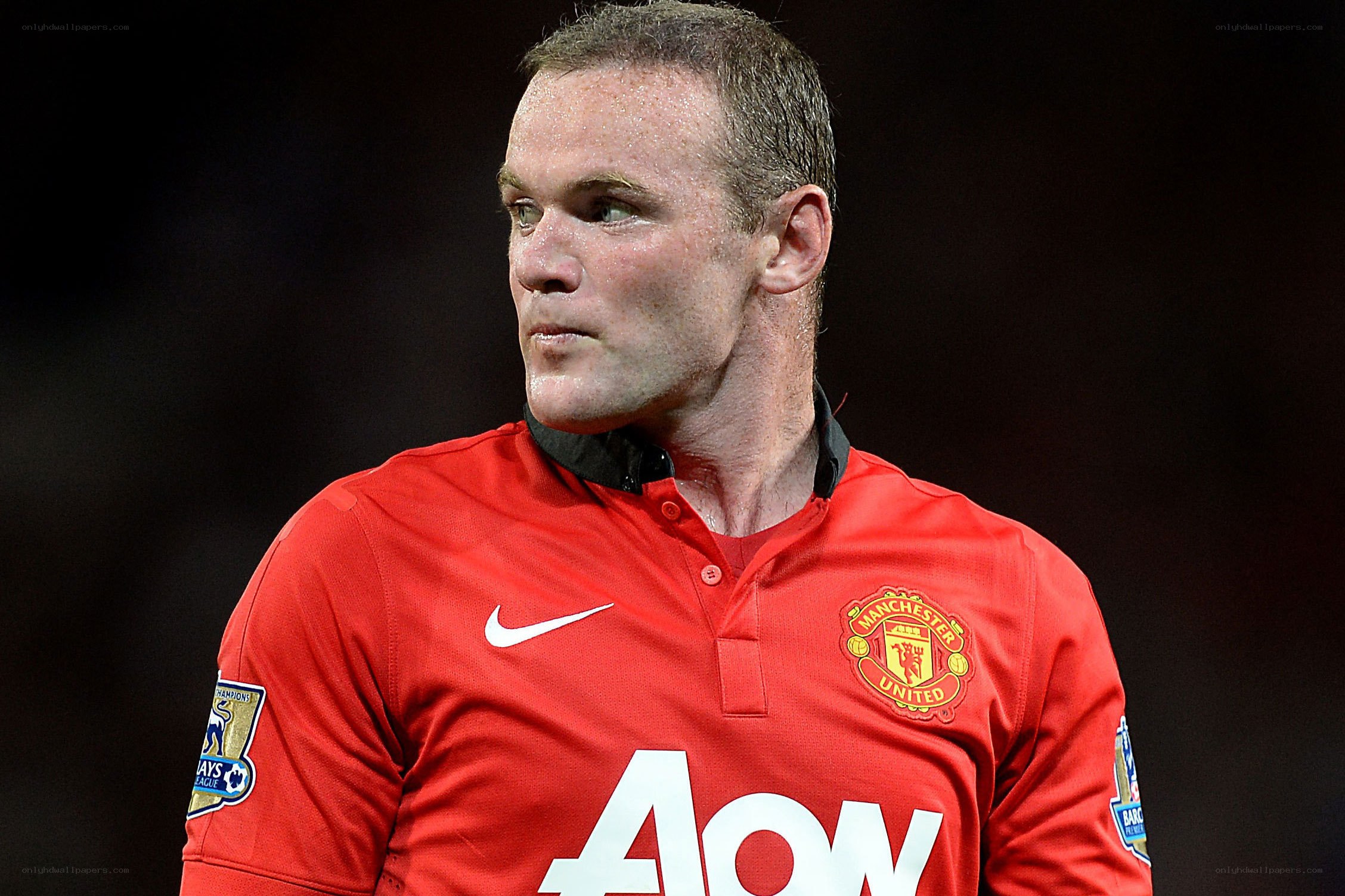 Wayne Rooney in Manchester United kit