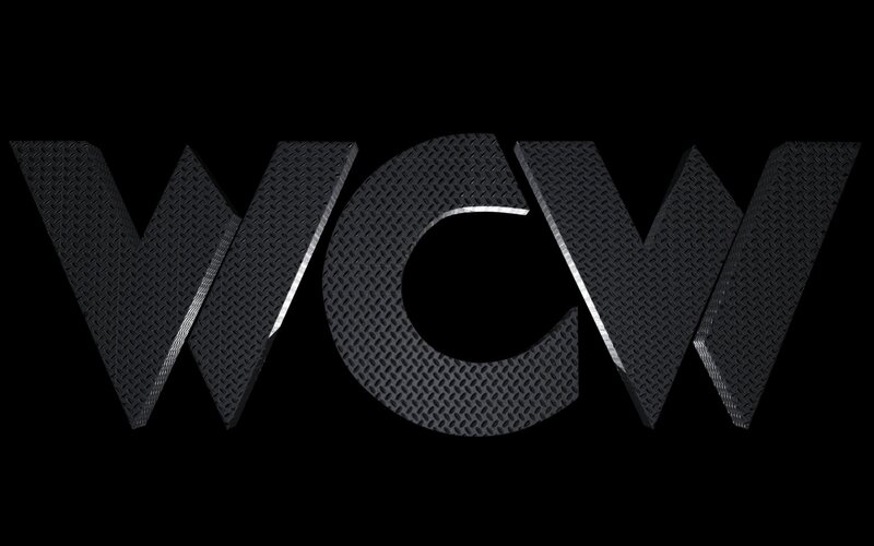 WCW logo on black background