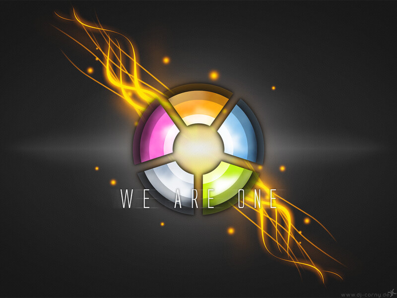 We Are One logo art