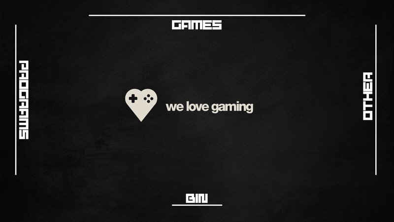 we love gaming logo
