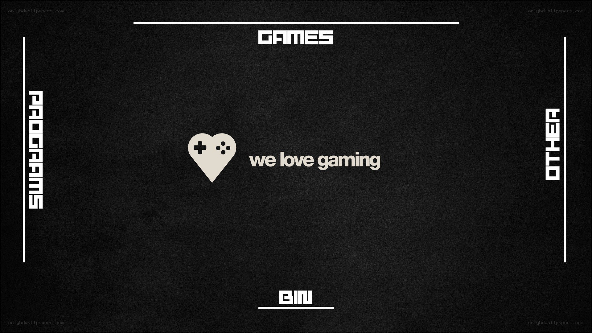 we love gaming logo