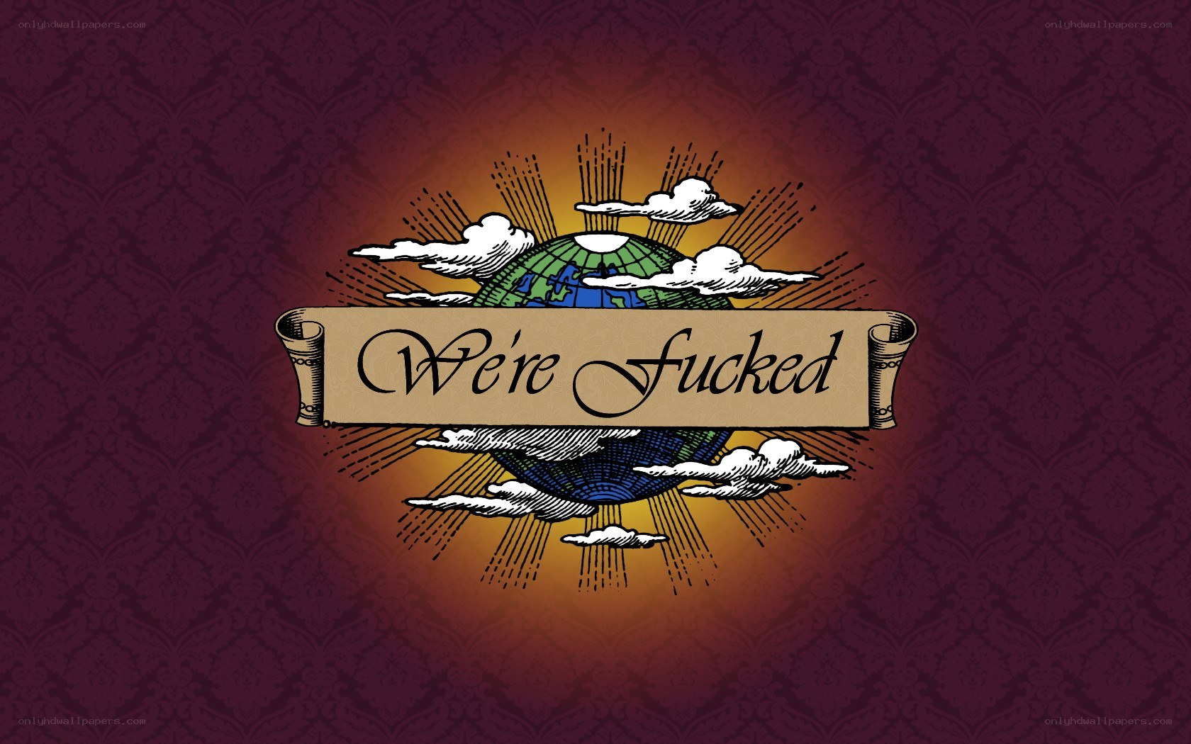We're Fucked logo
