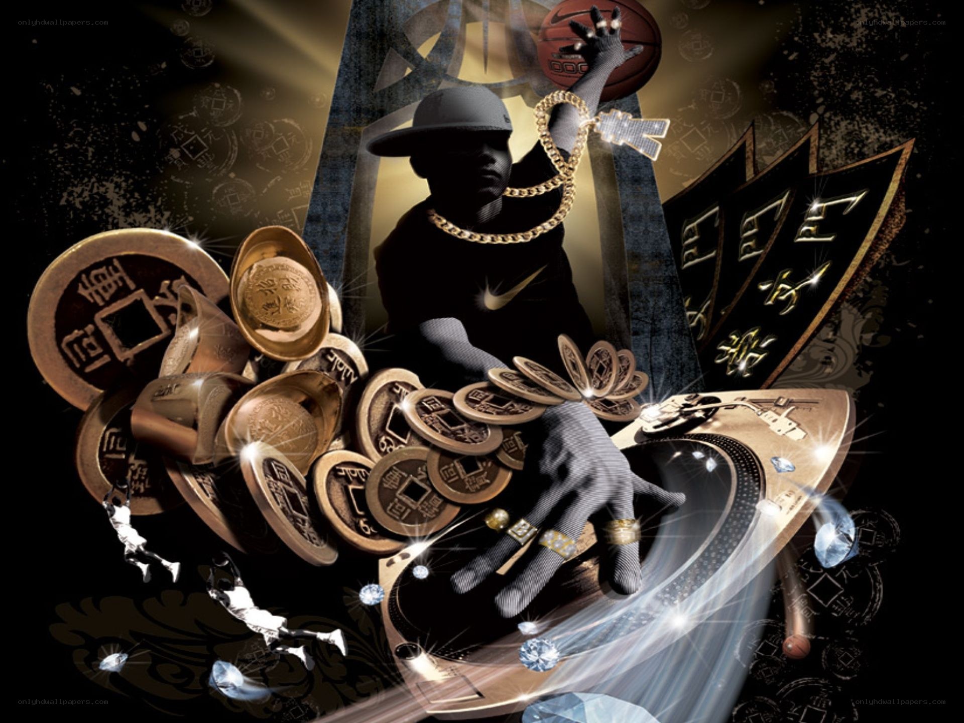 wealth and basketball art