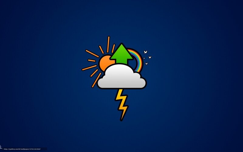 Weather Icon with Sun and Cloud