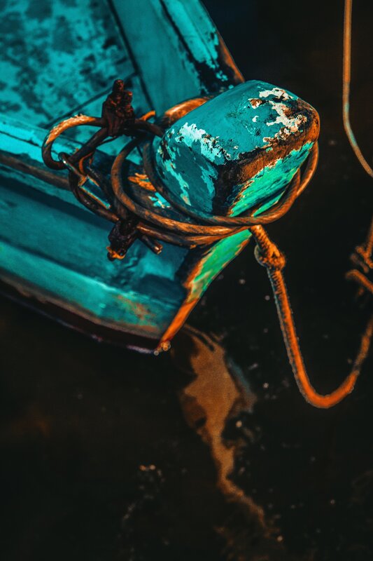 Weathered Boat Fender
