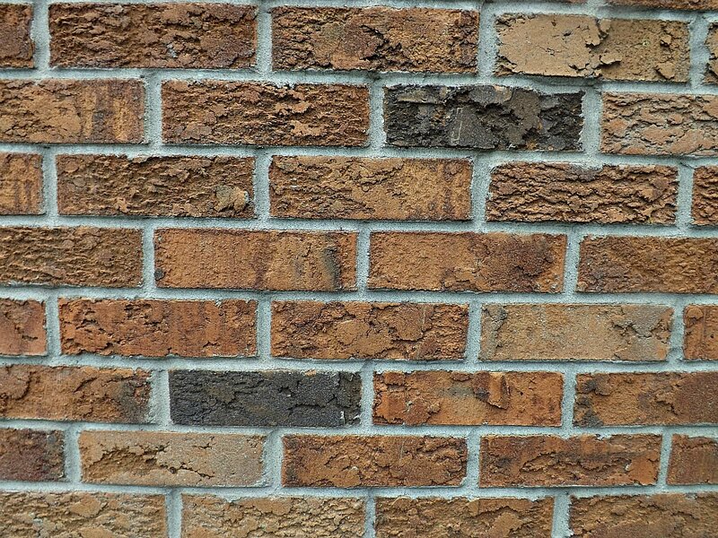 Weathered Brick Wall — Brown