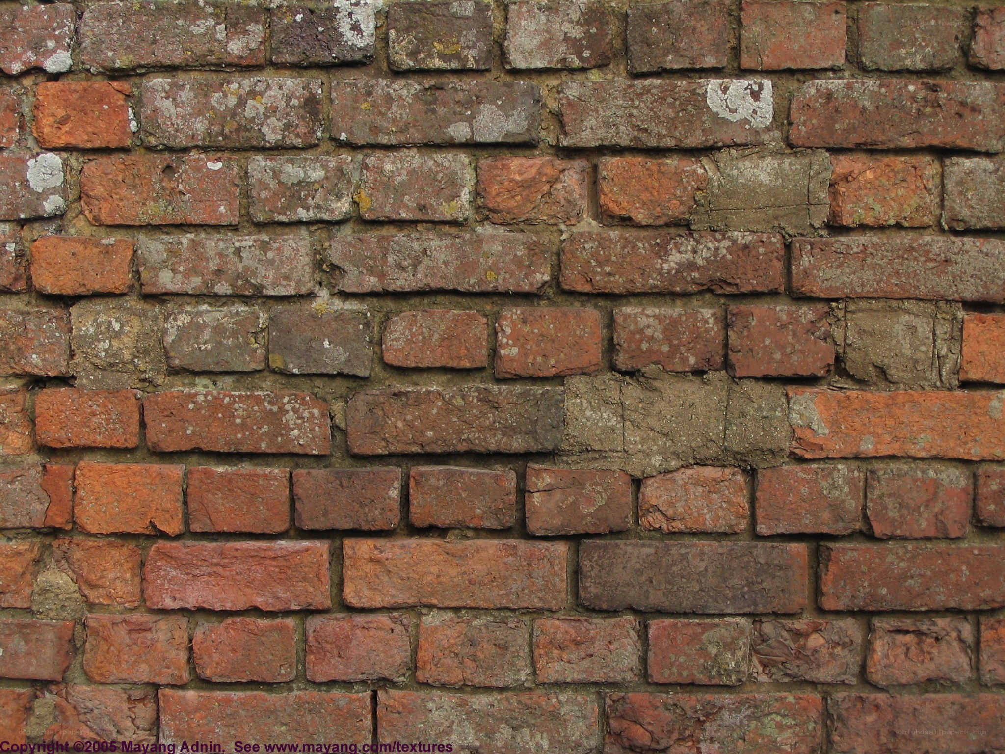 weathered brick wall texture