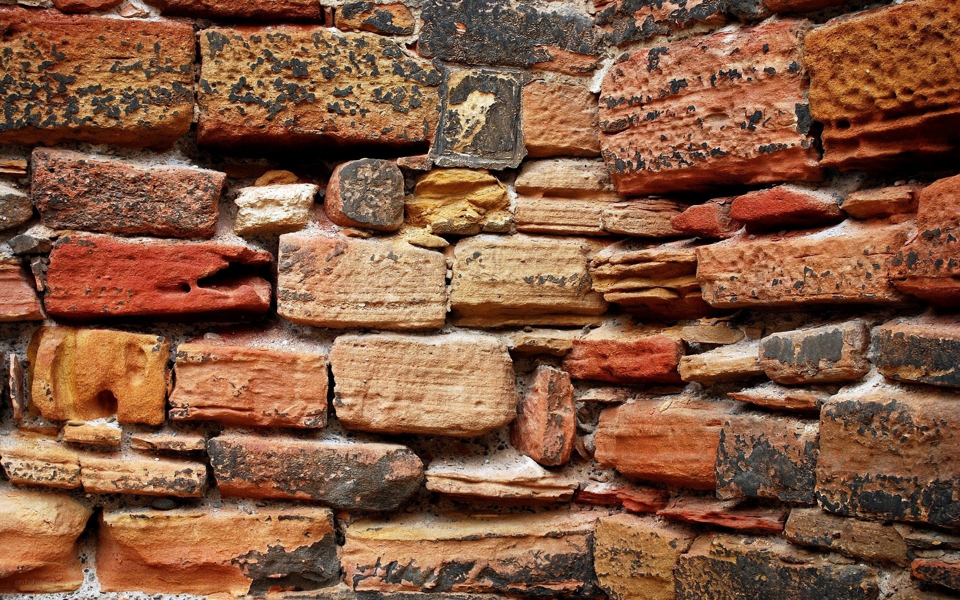 weathered brick wall texture