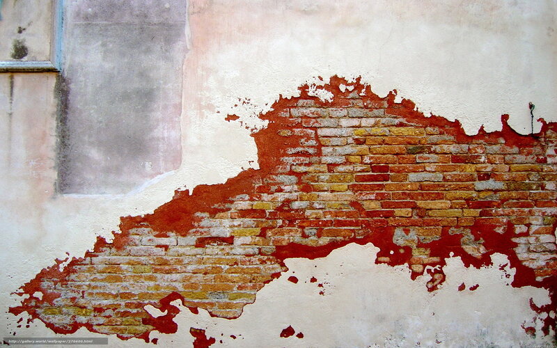weathered brick wall