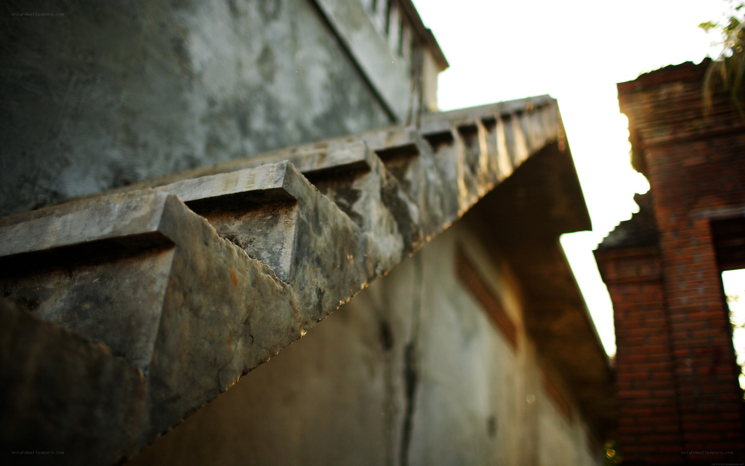 weathered concrete structure
