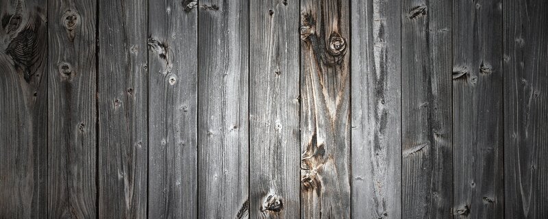 weathered gray wooden planks
