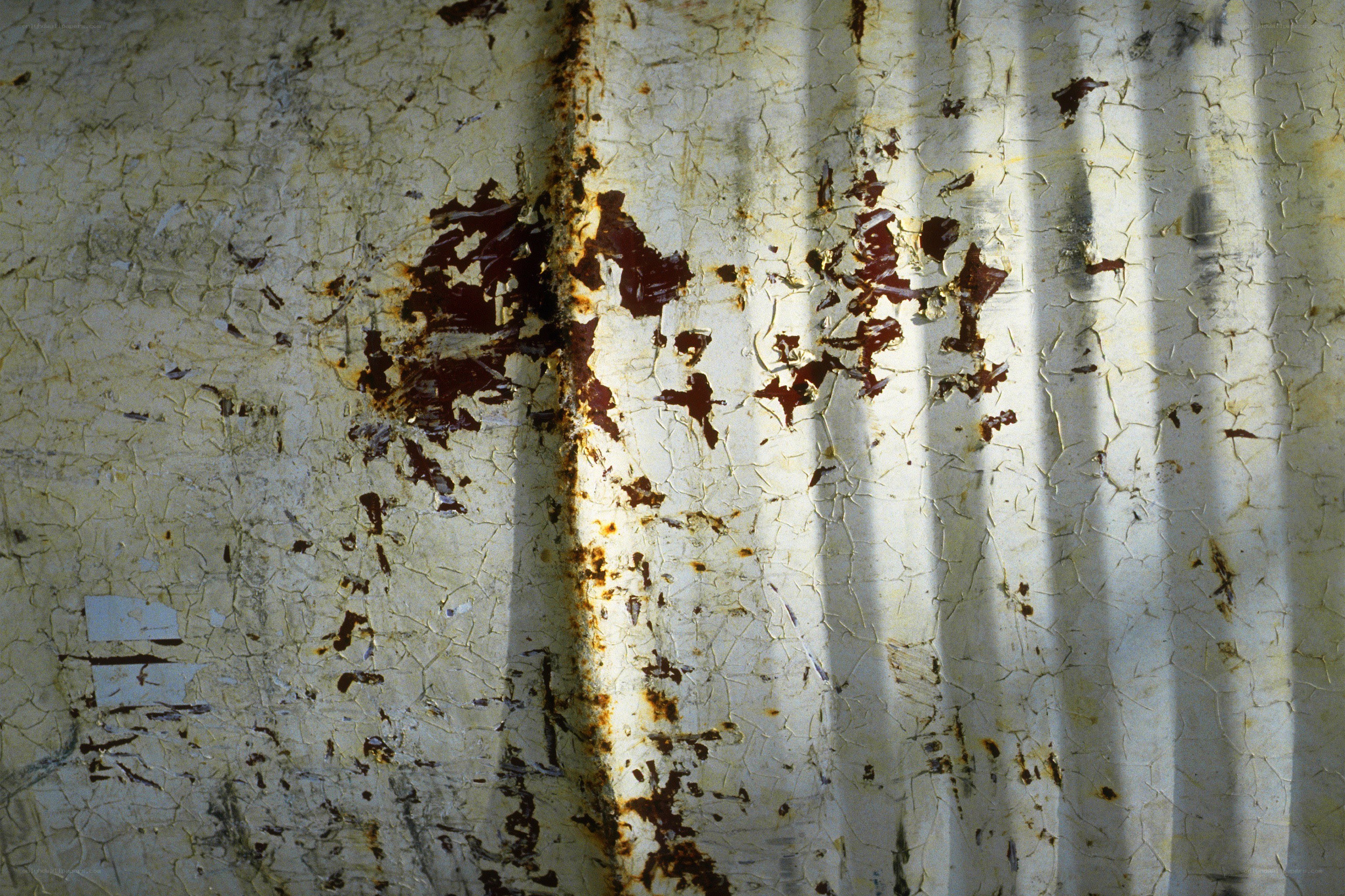 weathered metal surface