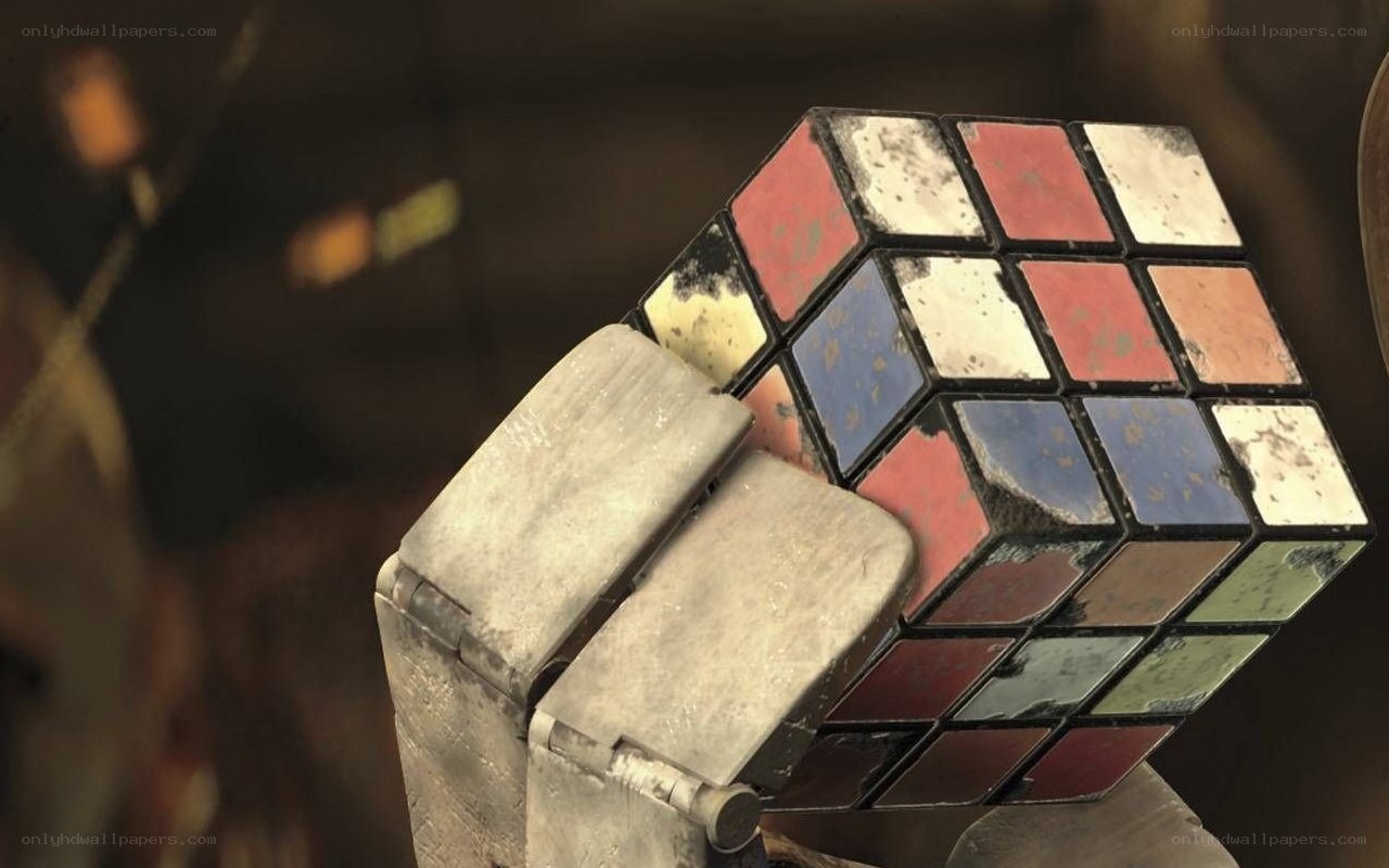 weathered rubik's cube