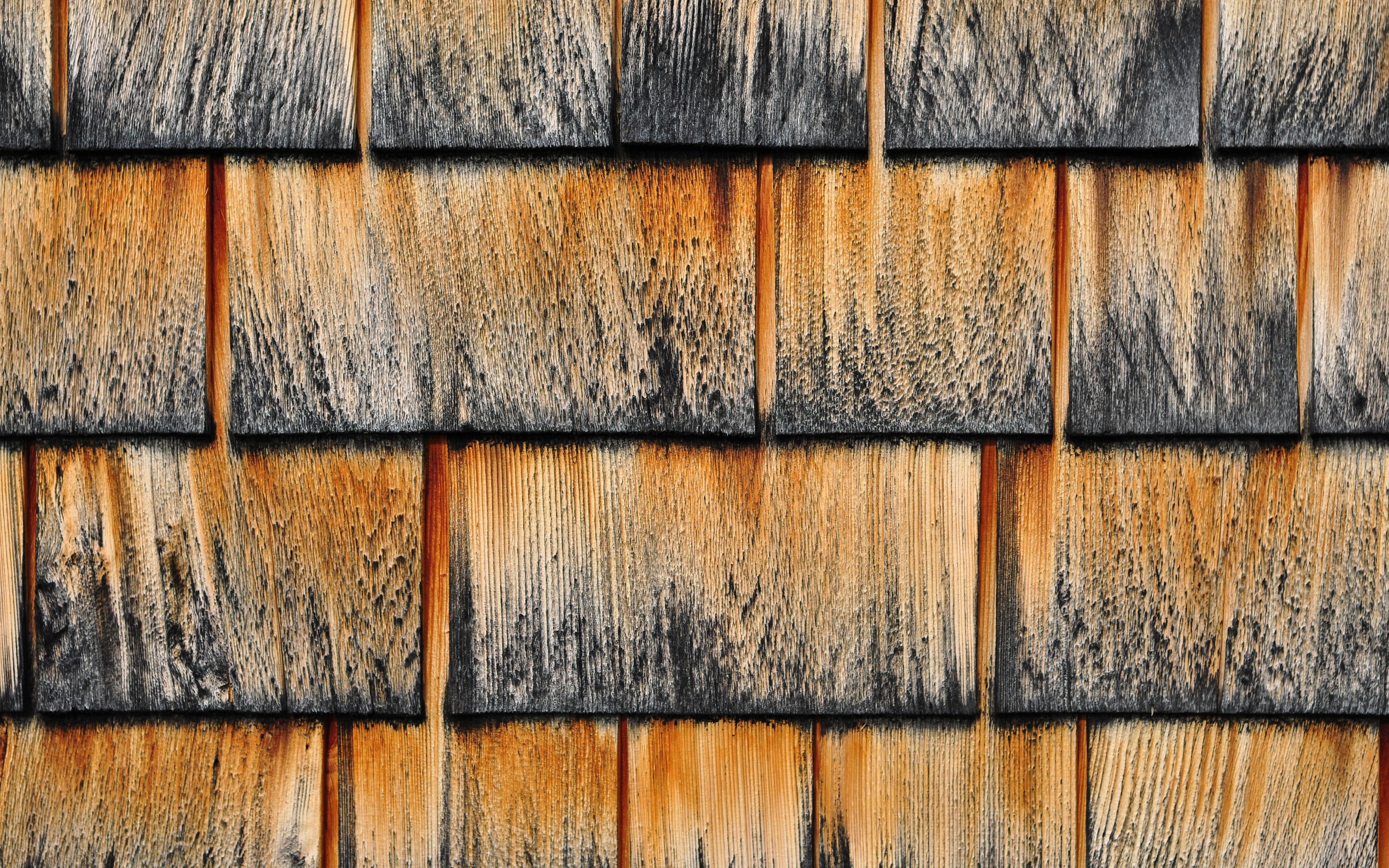 weathered wood shingles