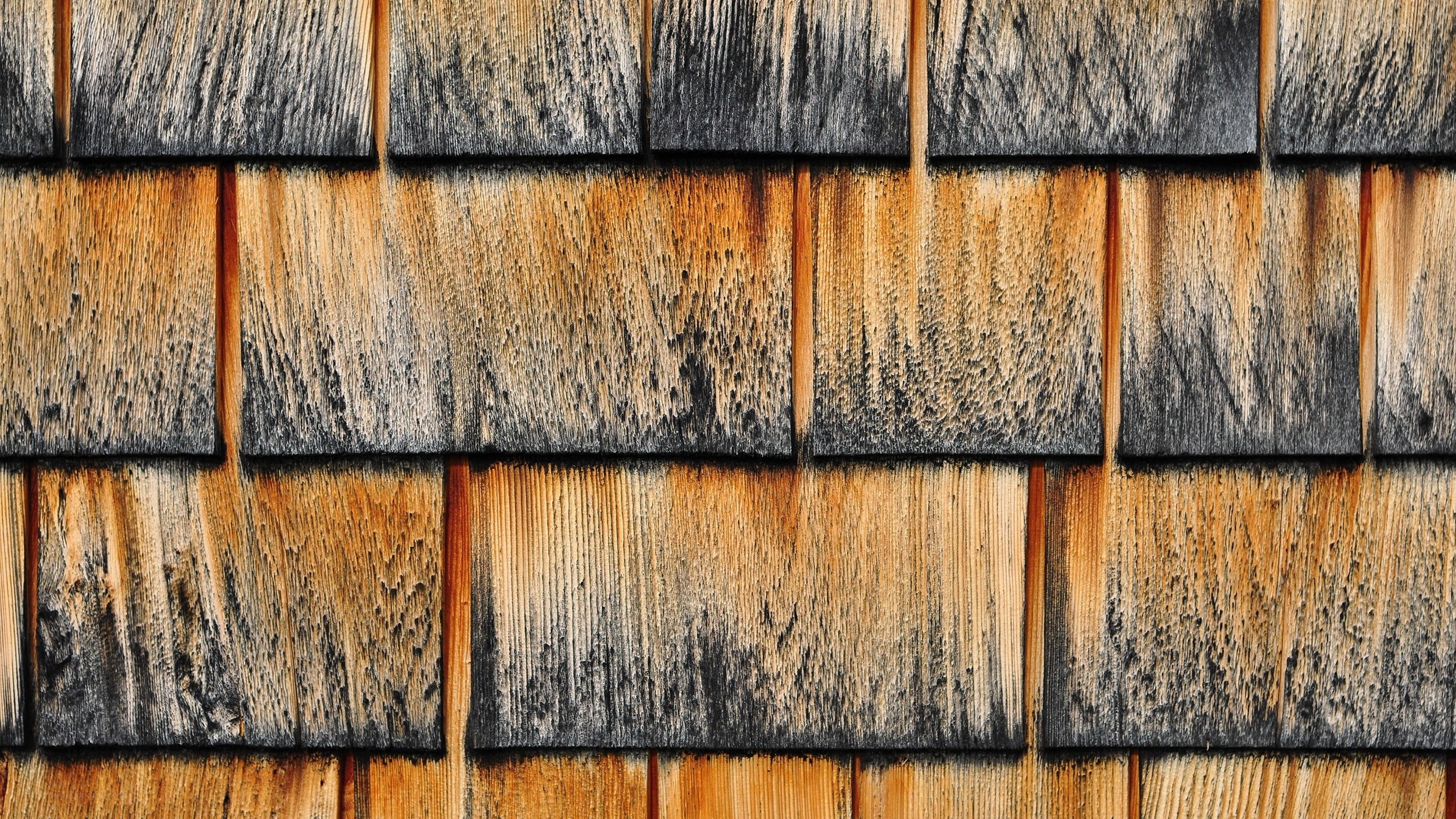 weathered wood shingles